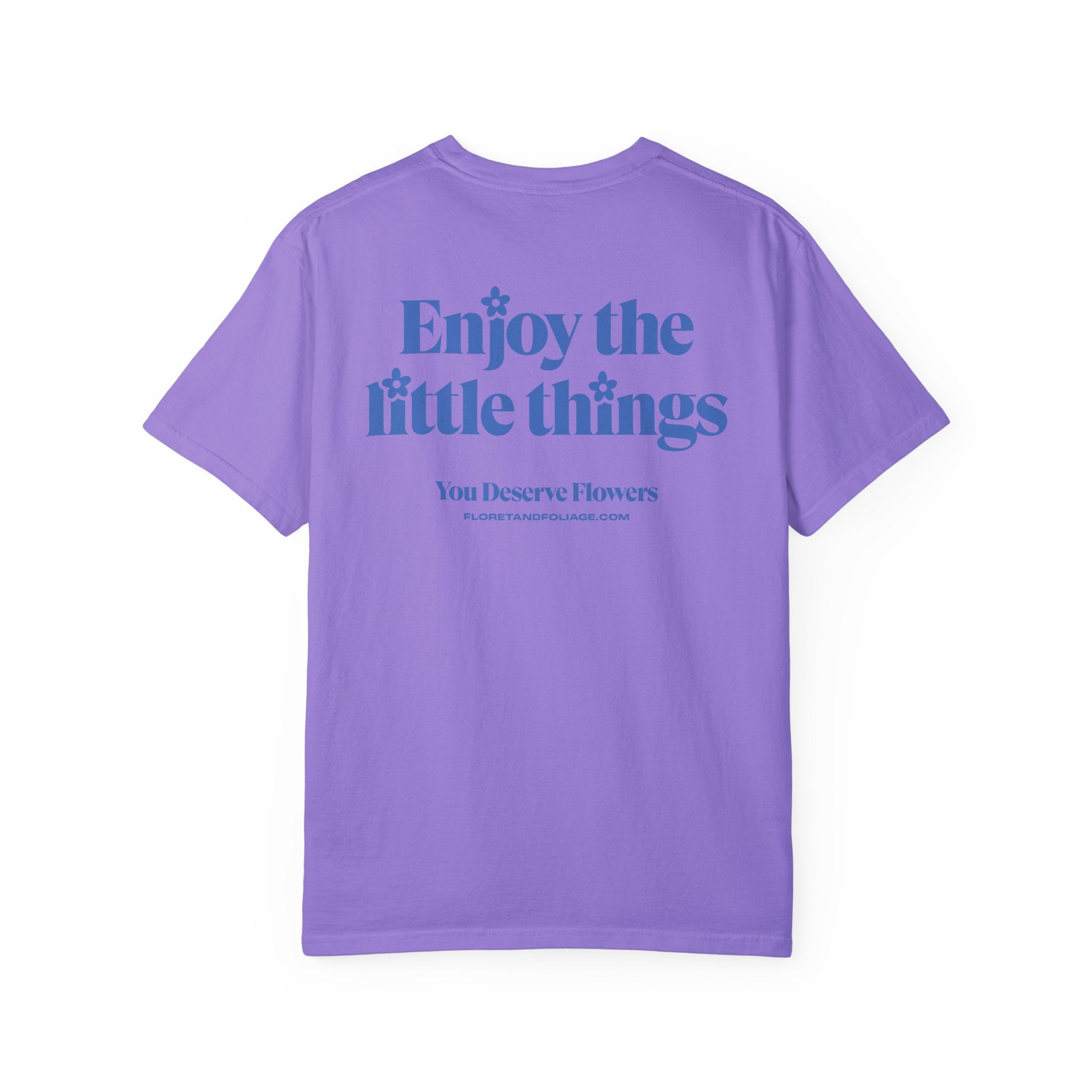 Enjoy the Little Things - Blue Floret + Foliage
