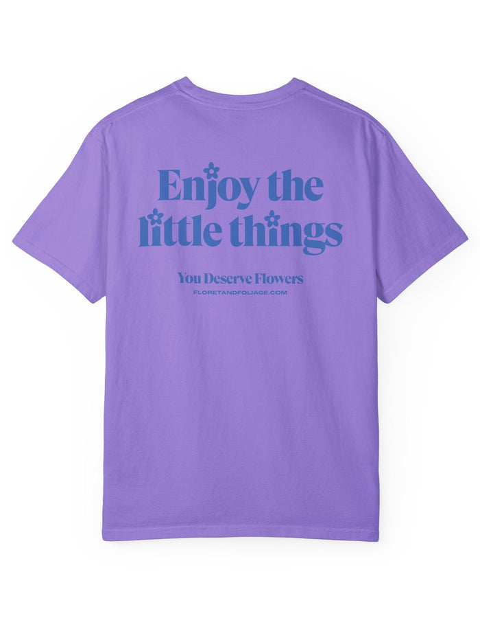 Enjoy the Little Things - Blue Floret + Foliage