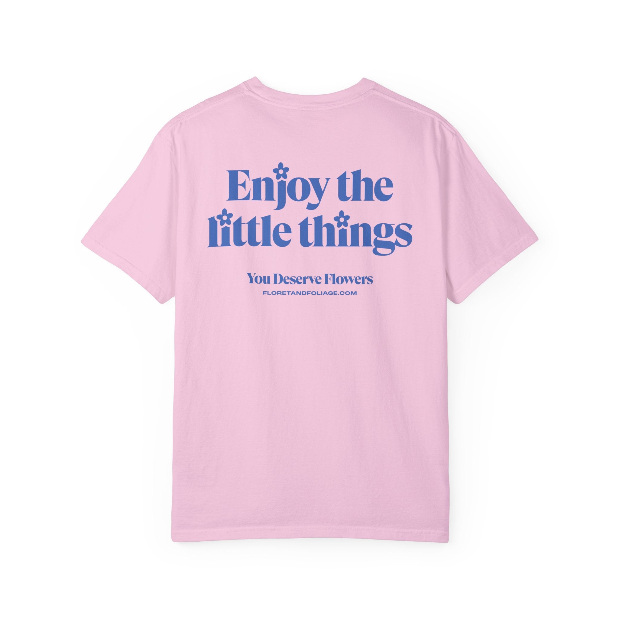 Enjoy the Little Things - Blue Floret + Foliage
