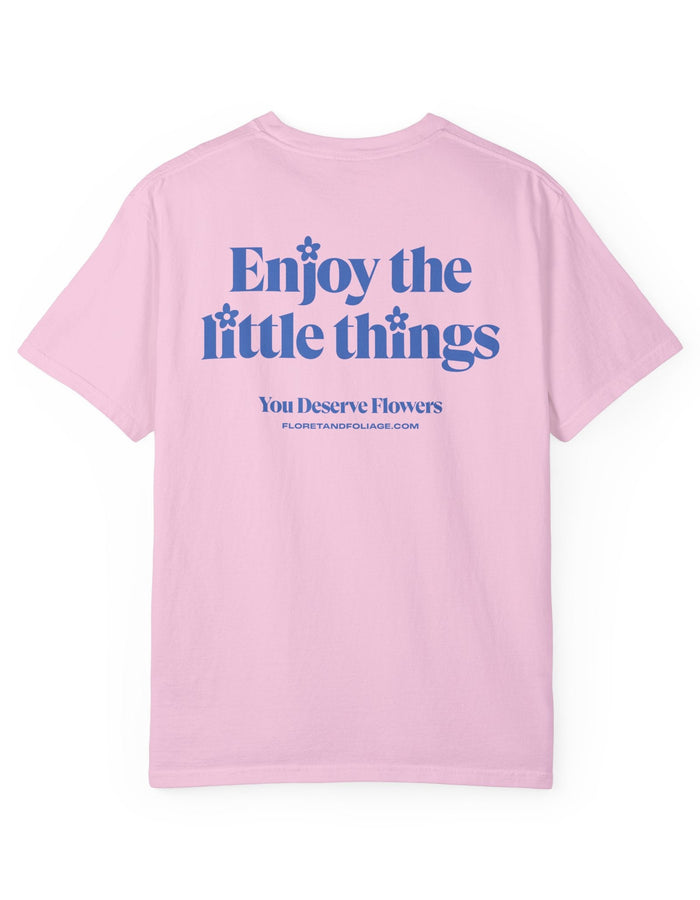 Enjoy the Little Things - Blue Floret + Foliage