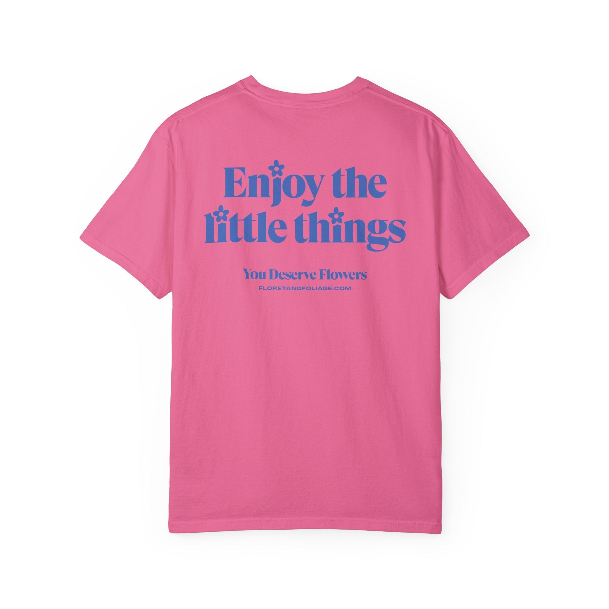Enjoy the Little Things - Blue Floret + Foliage