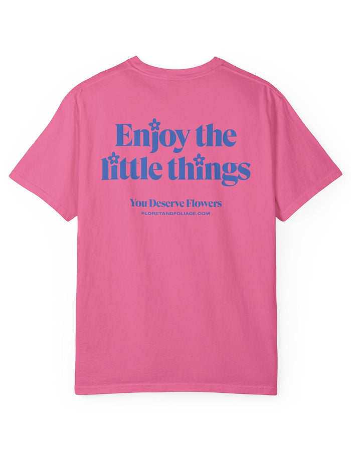 Enjoy the Little Things - Blue Floret + Foliage