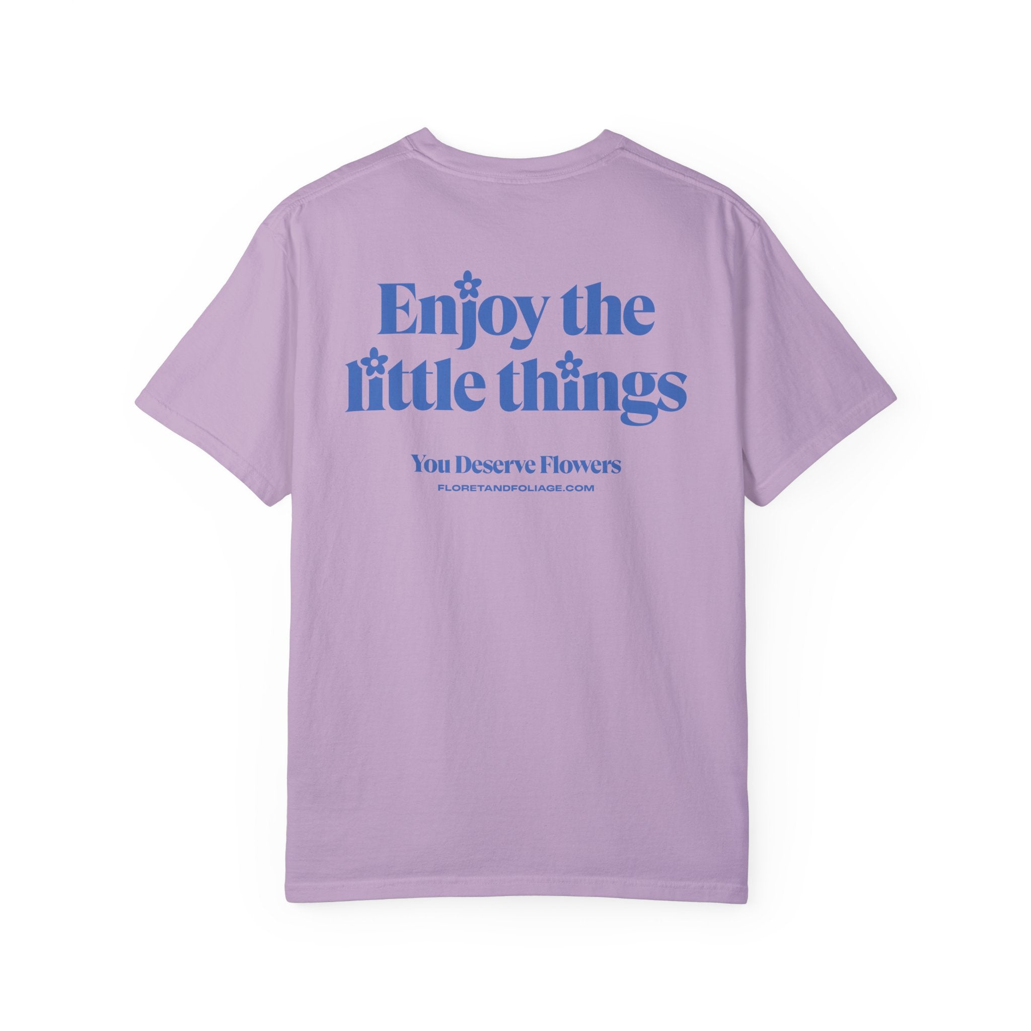 Enjoy the Little Things - Blue Floret + Foliage