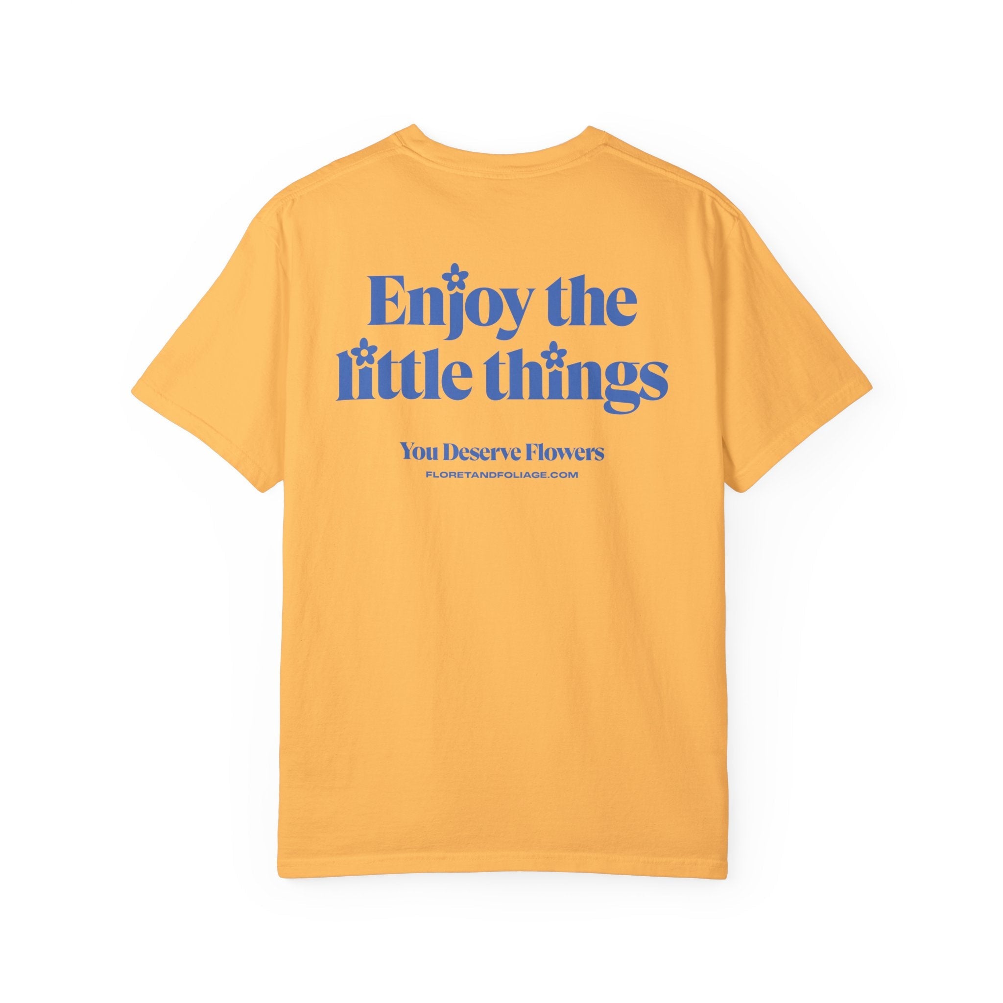 Enjoy the Little Things - Blue Floret + Foliage
