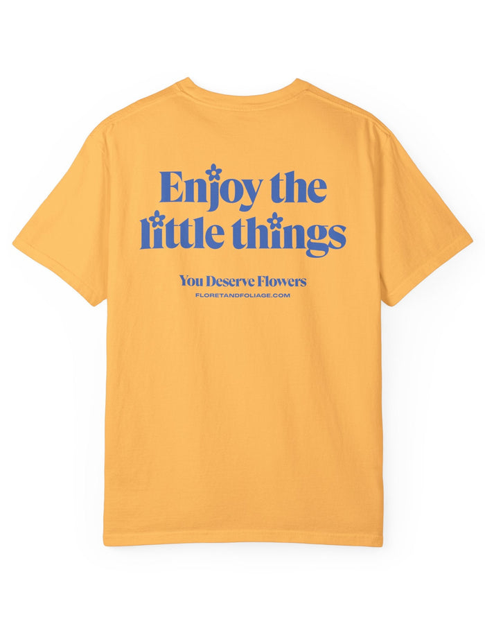 Enjoy the Little Things - Blue Floret + Foliage