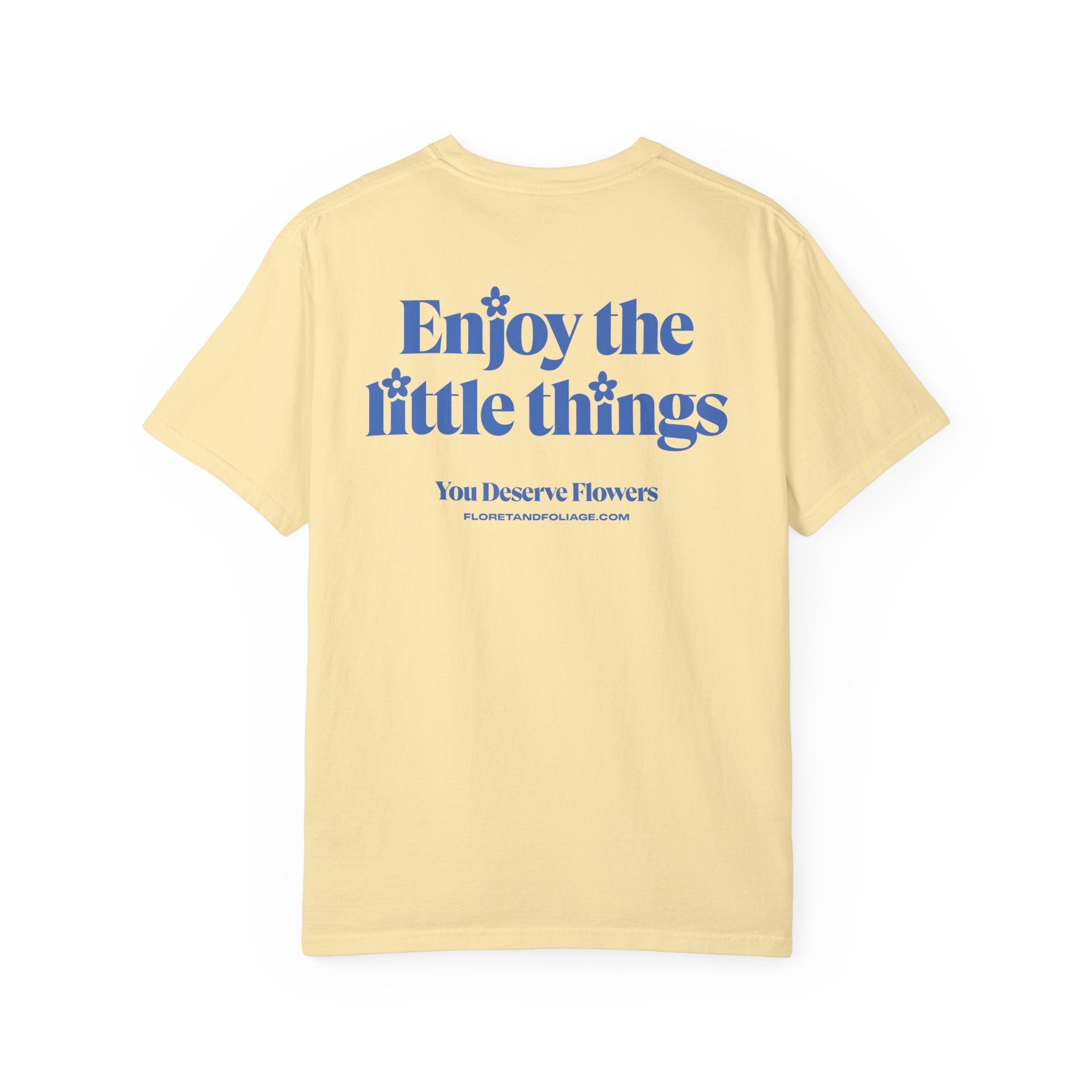 Enjoy the Little Things - Blue Floret + Foliage