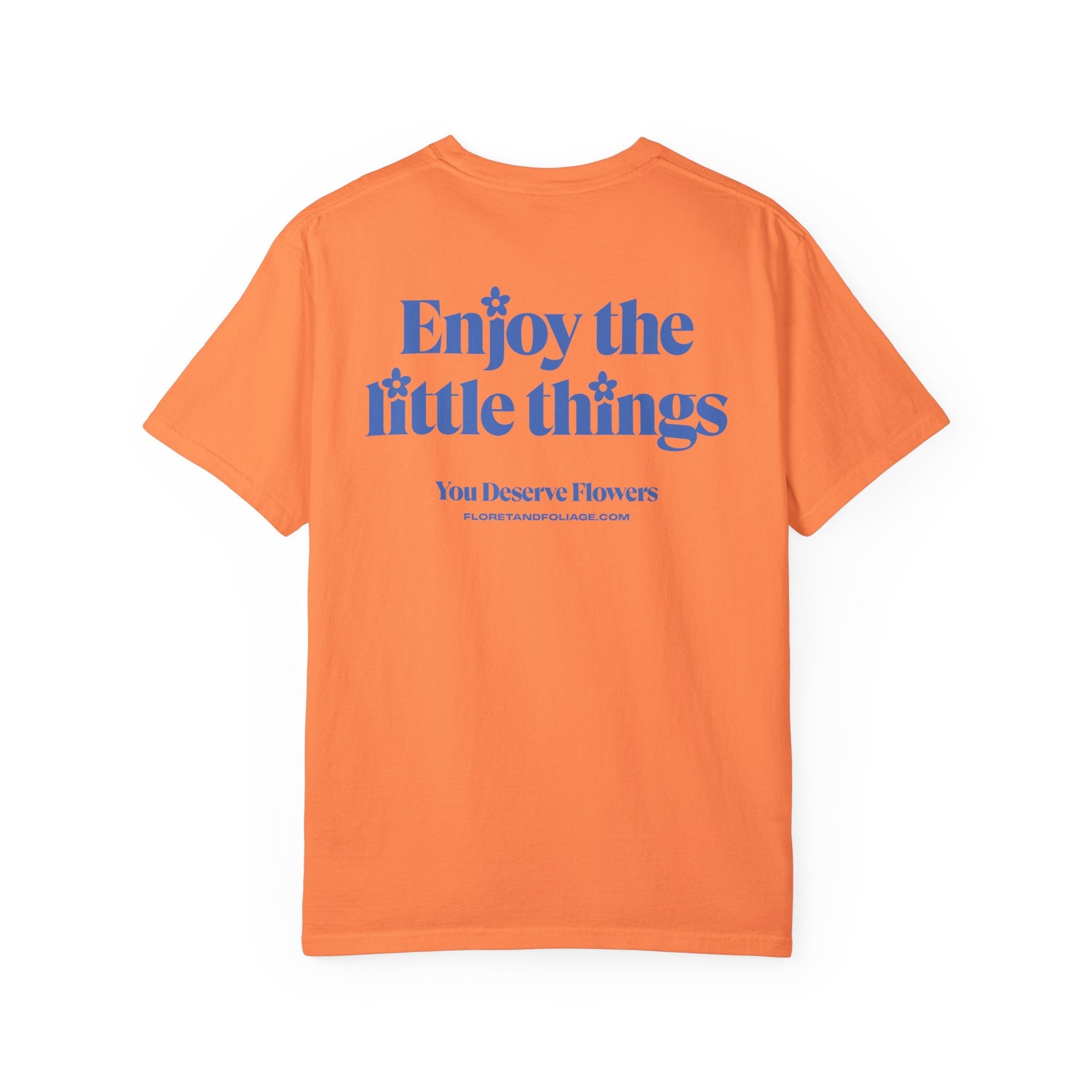Enjoy the Little Things - Blue Floret + Foliage