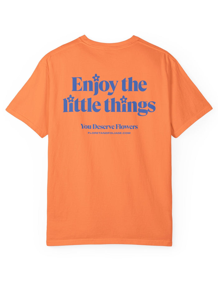 Enjoy the Little Things - Blue Floret + Foliage