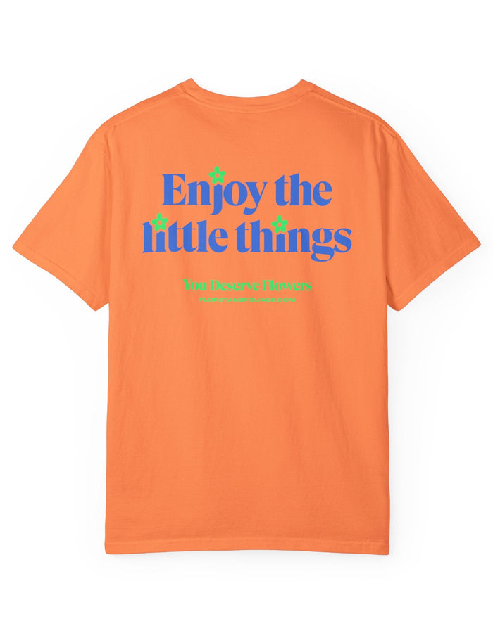 Enjoy the Little Things - Blue and Green Floret + Foliage
