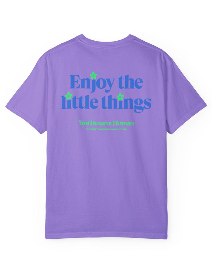 Enjoy the Little Things - Blue and Green Floret + Foliage