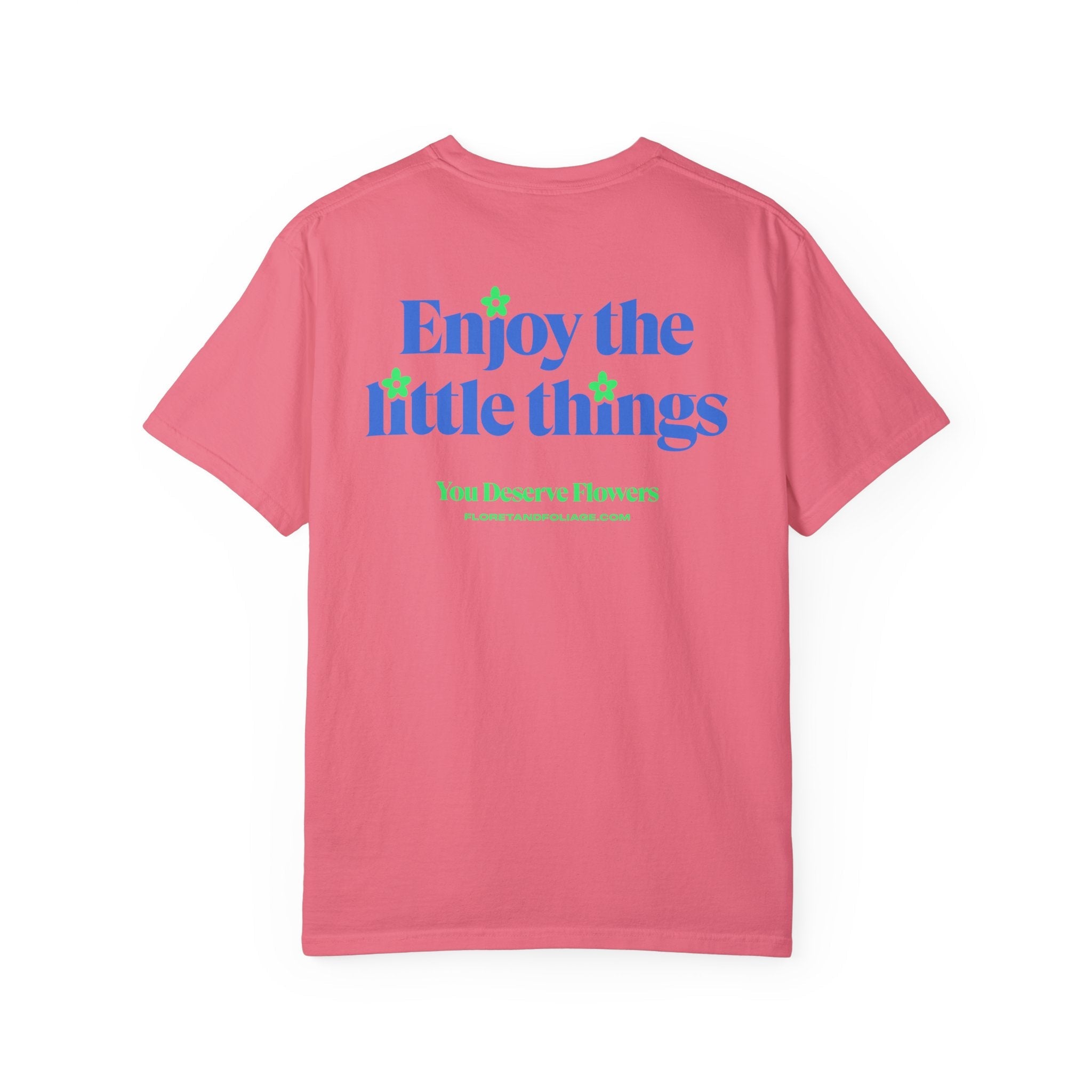Enjoy the Little Things - Blue and Green Floret + Foliage