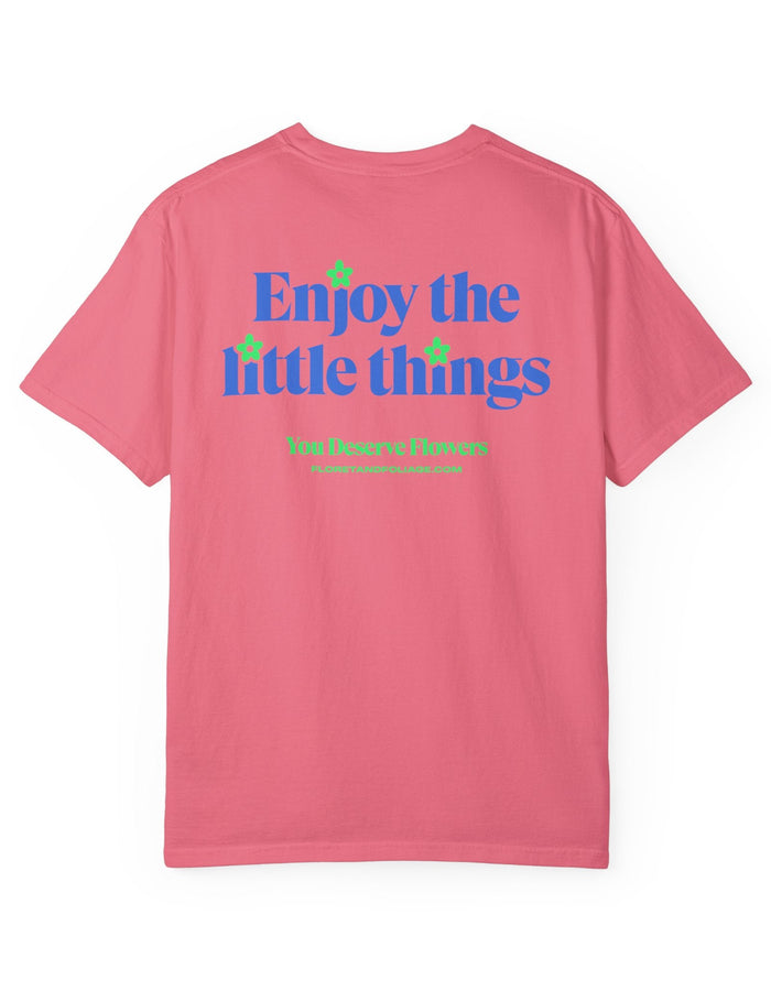 Enjoy the Little Things - Blue and Green Floret + Foliage