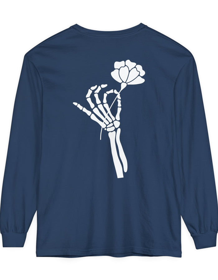 Skeleton Long Sleeve T-Shirt Floret + Foliage