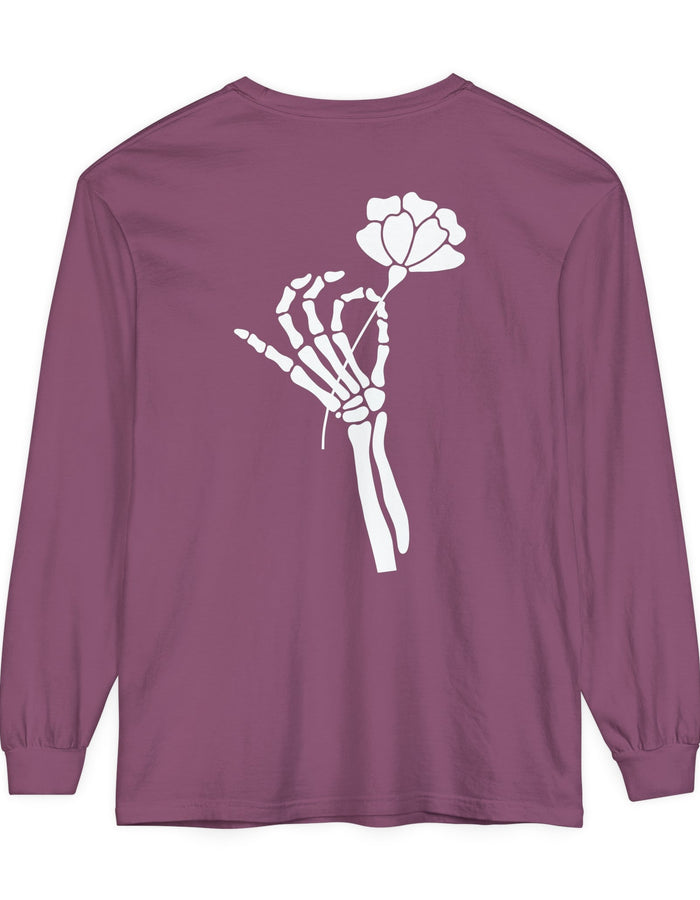 Skeleton Long Sleeve T-Shirt Floret + Foliage
