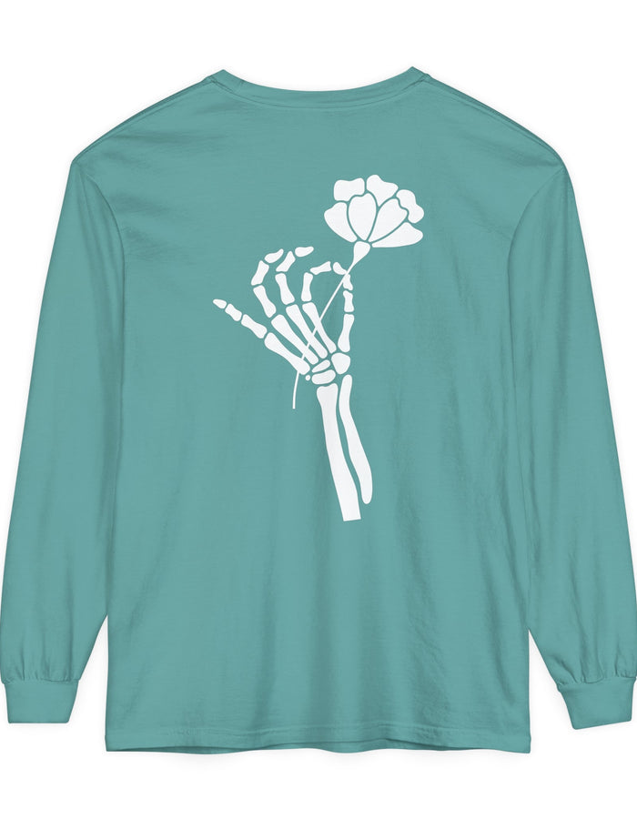 Skeleton Long Sleeve T-Shirt Floret + Foliage