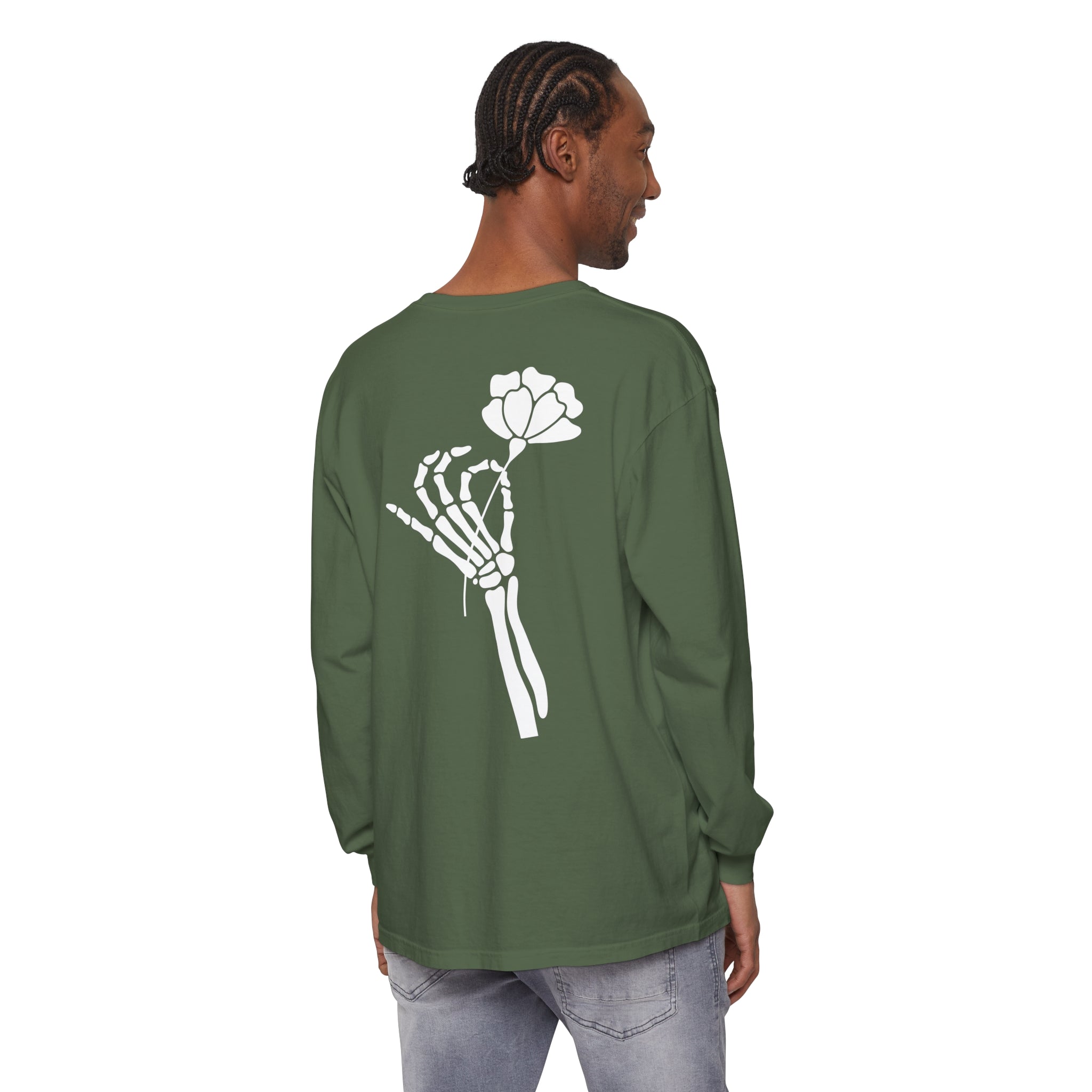 Skeleton Long Sleeve T-Shirt Floret + Foliage