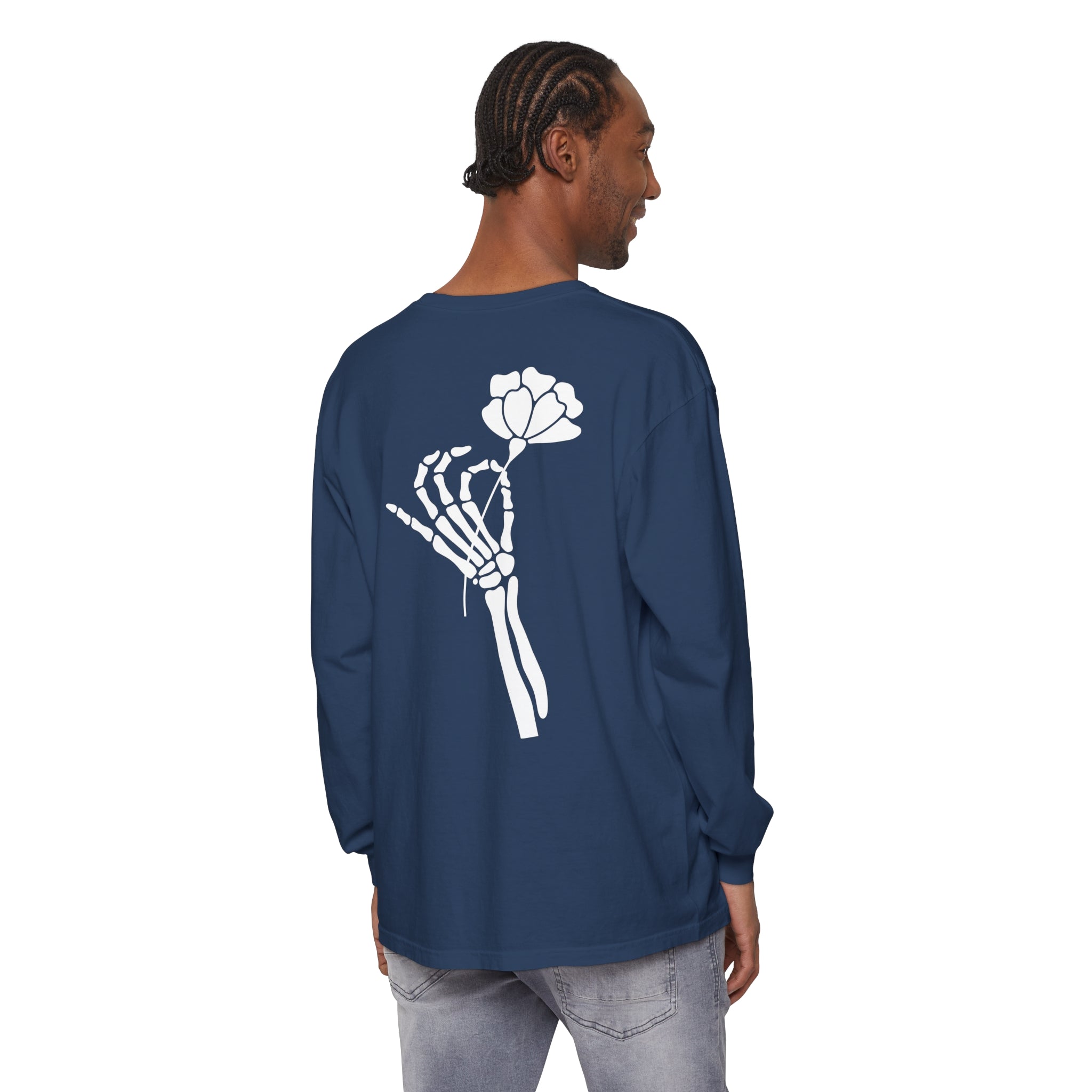 Skeleton Long Sleeve T-Shirt Floret + Foliage