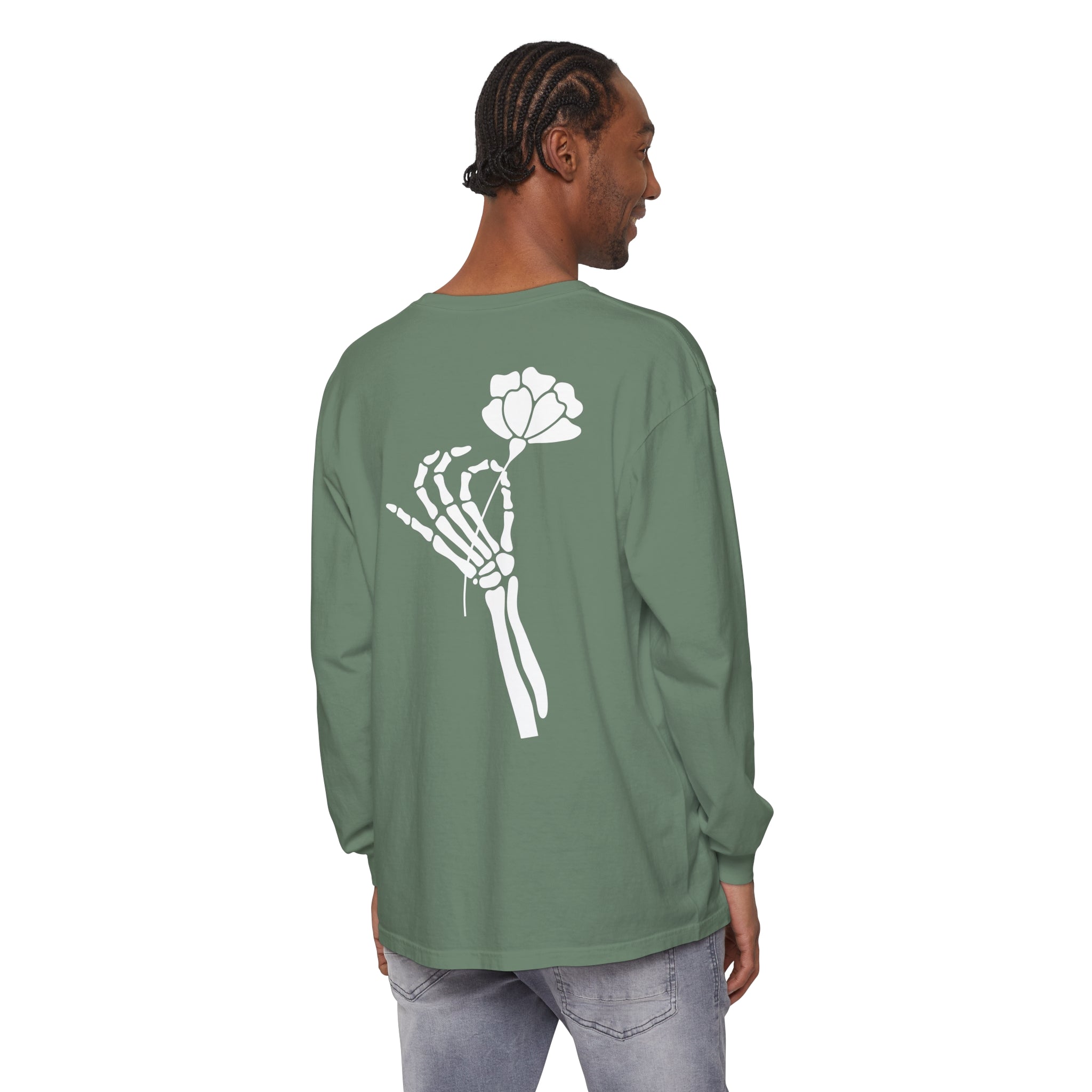 Skeleton Long Sleeve T-Shirt Floret + Foliage