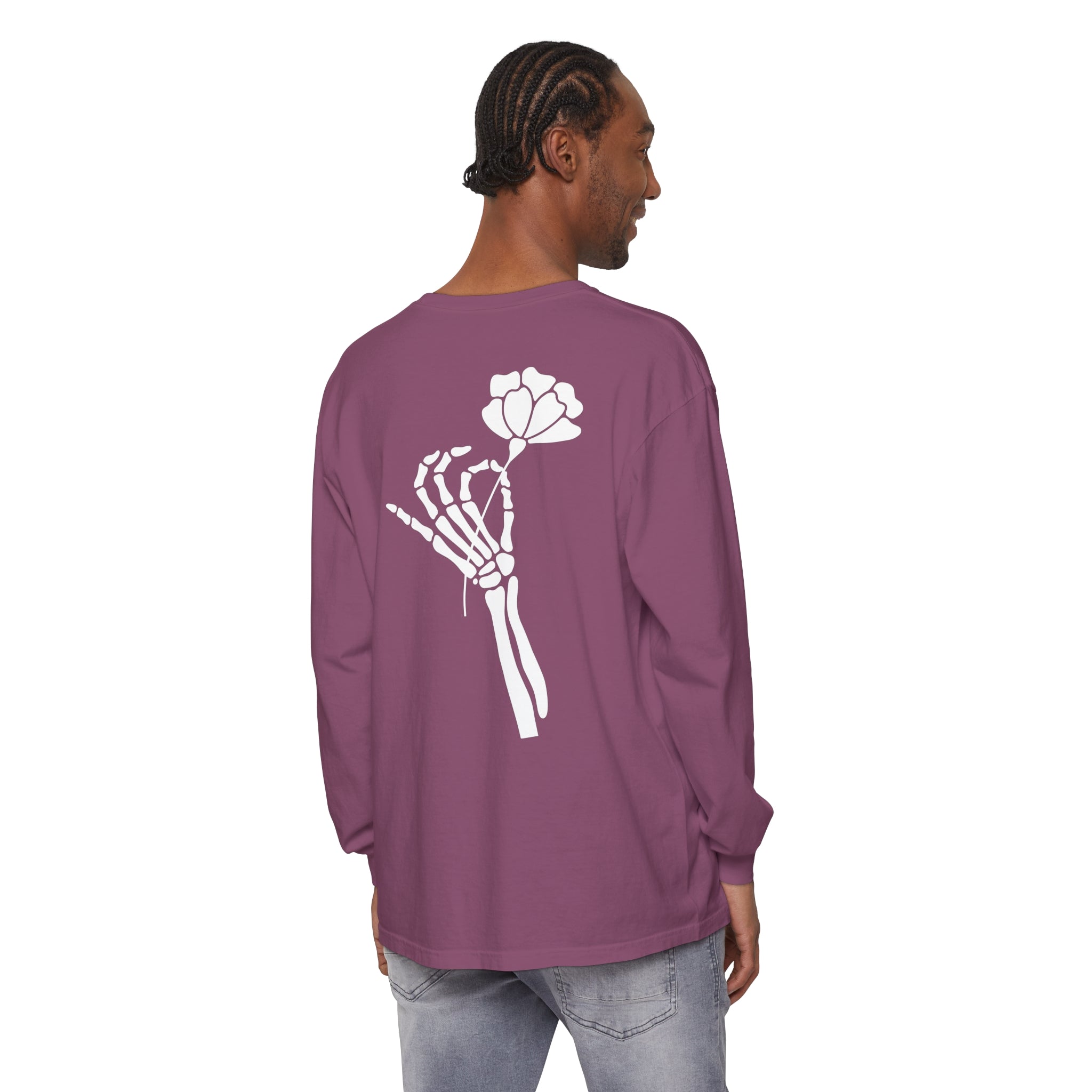 Skeleton Long Sleeve T-Shirt Floret + Foliage