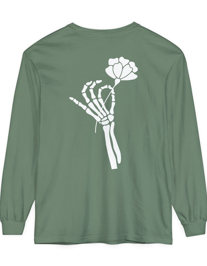 Skeleton Long Sleeve T-Shirt Floret + Foliage