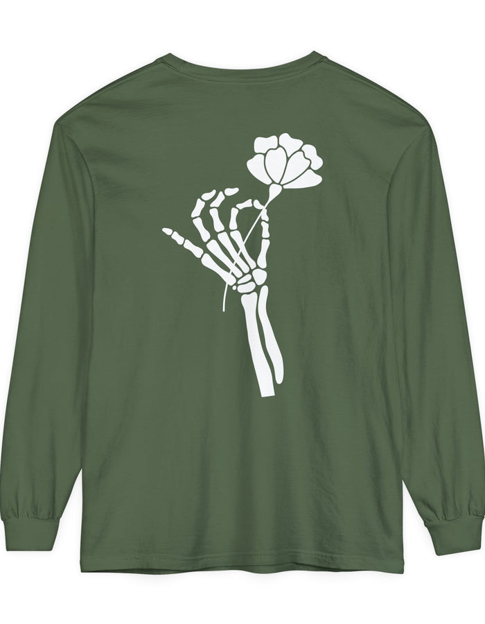 Skeleton Long Sleeve T-Shirt Floret + Foliage