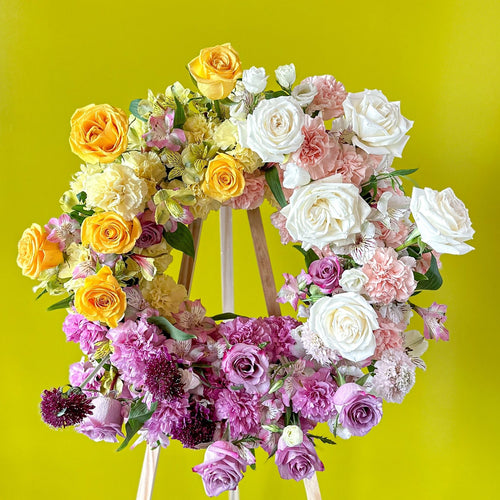 Fresh Floral Wreath - Floret + Foliage Flower delivery in Fargo, North Dakota