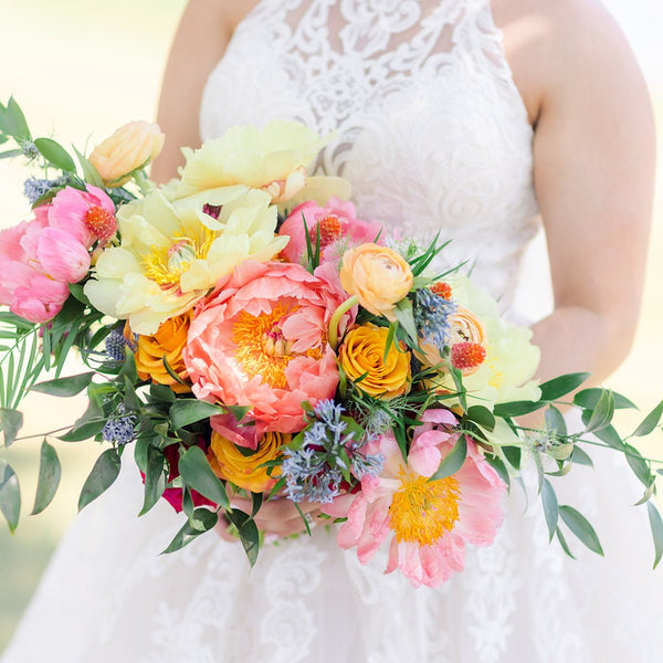 Saying 'I Do' with Vibrant Blooms: A Spring Wedding in Fargo ND