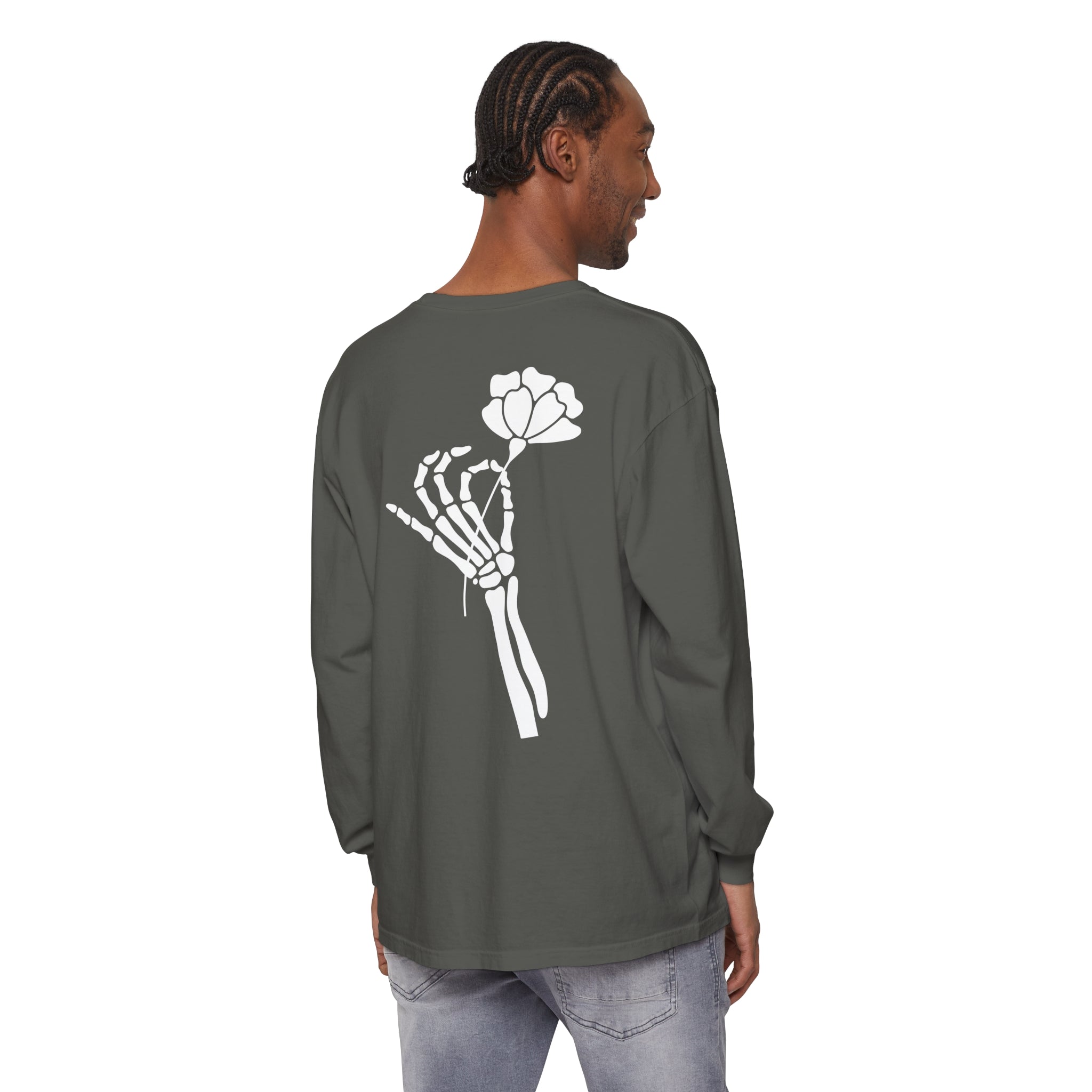 Skeleton Long Sleeve T-Shirt - Floret + Foliage Flower delivery in Fargo, North Dakota