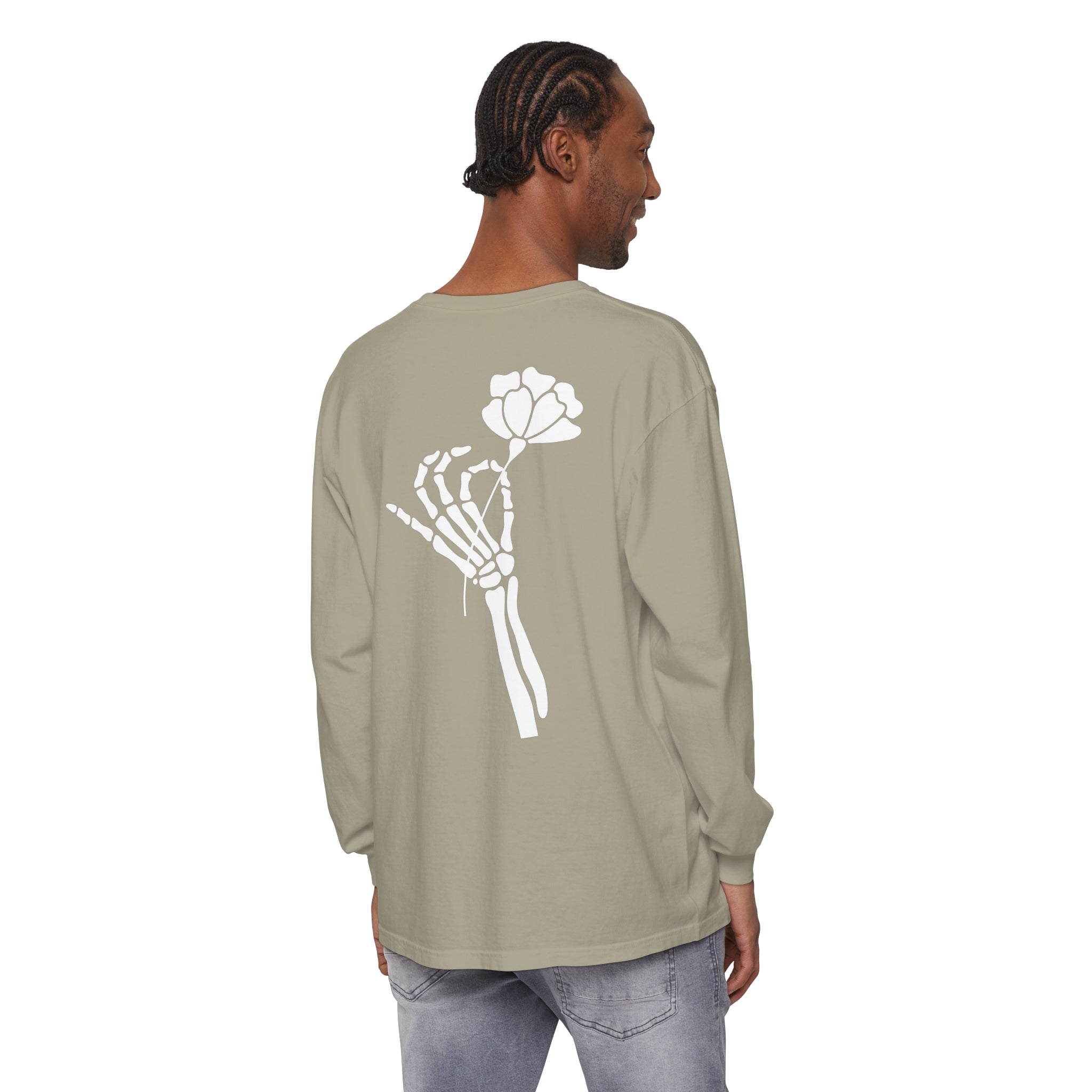 Skeleton Long Sleeve T-Shirt - Floret + Foliage Flower delivery in Fargo, North Dakota