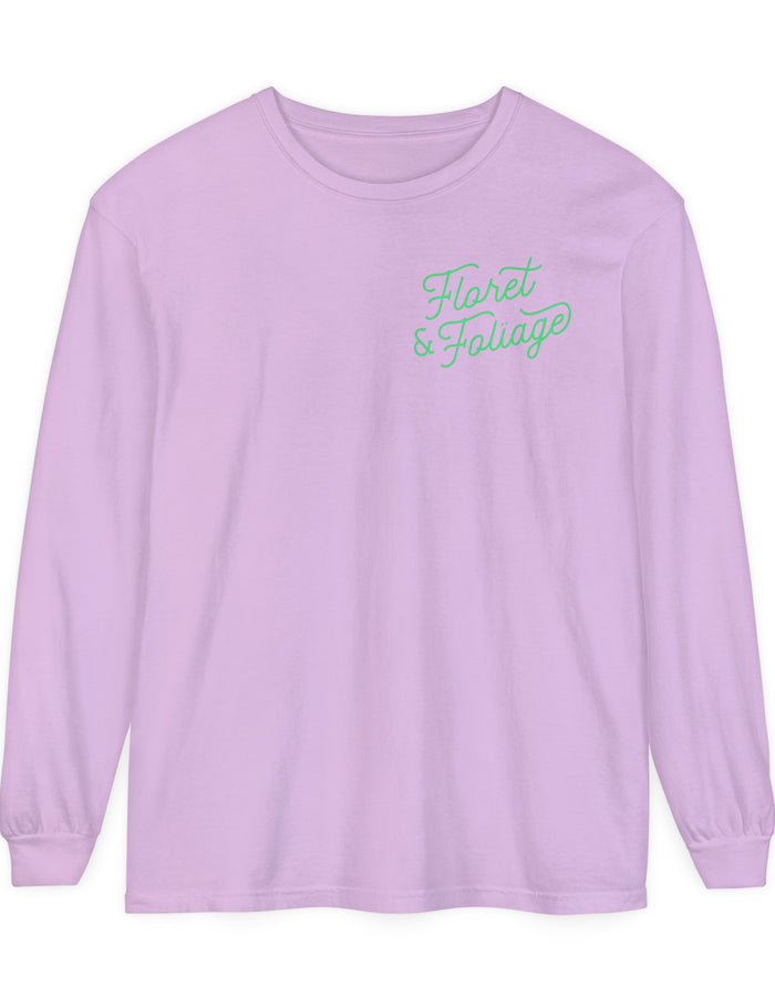 You Deserve Flowers Long Sleeve T-Shirt - Floret + Foliage Flower delivery in Fargo, North Dakota