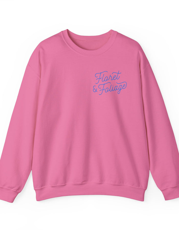 Enjoy the Little Things Crewneck Sweatshirt - Floret + Foliage Flower delivery in Fargo, North Dakota