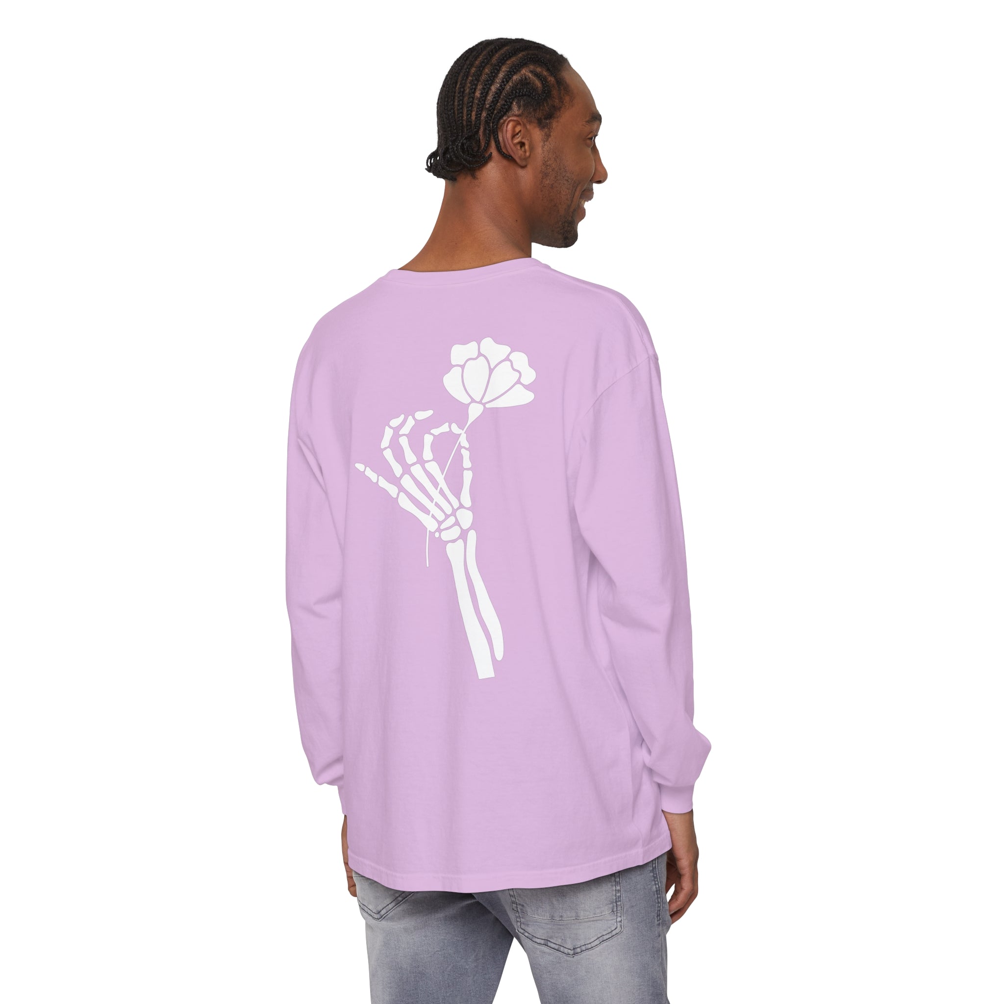 Skeleton Long Sleeve T - Shirt - Floret + Foliage Flower delivery in Fargo, North Dakota