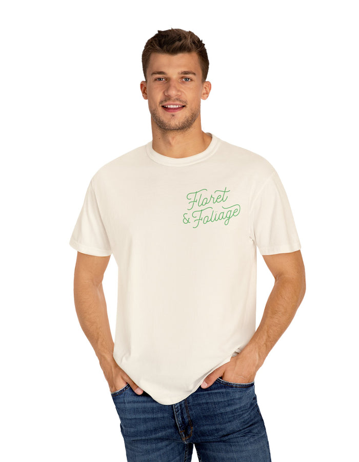 You Deserve Flowers - Green T-Shirt  Floret + Foliage