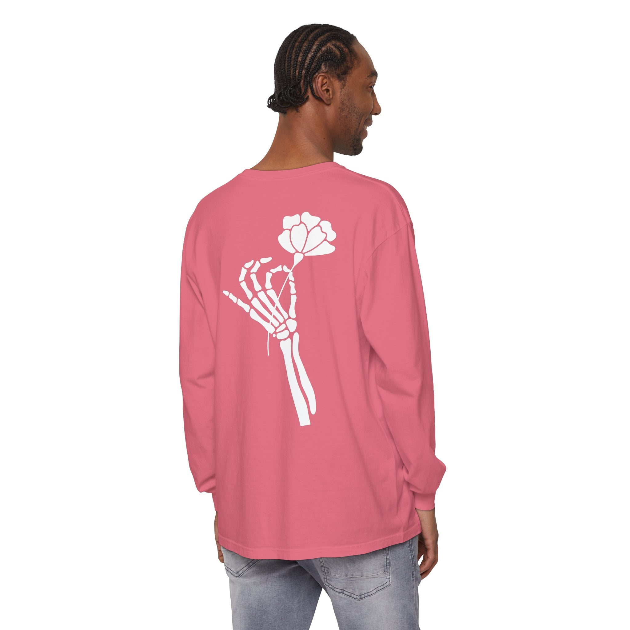 Skeleton Long Sleeve T-Shirt - Floret + Foliage Flower delivery in Fargo, North Dakota