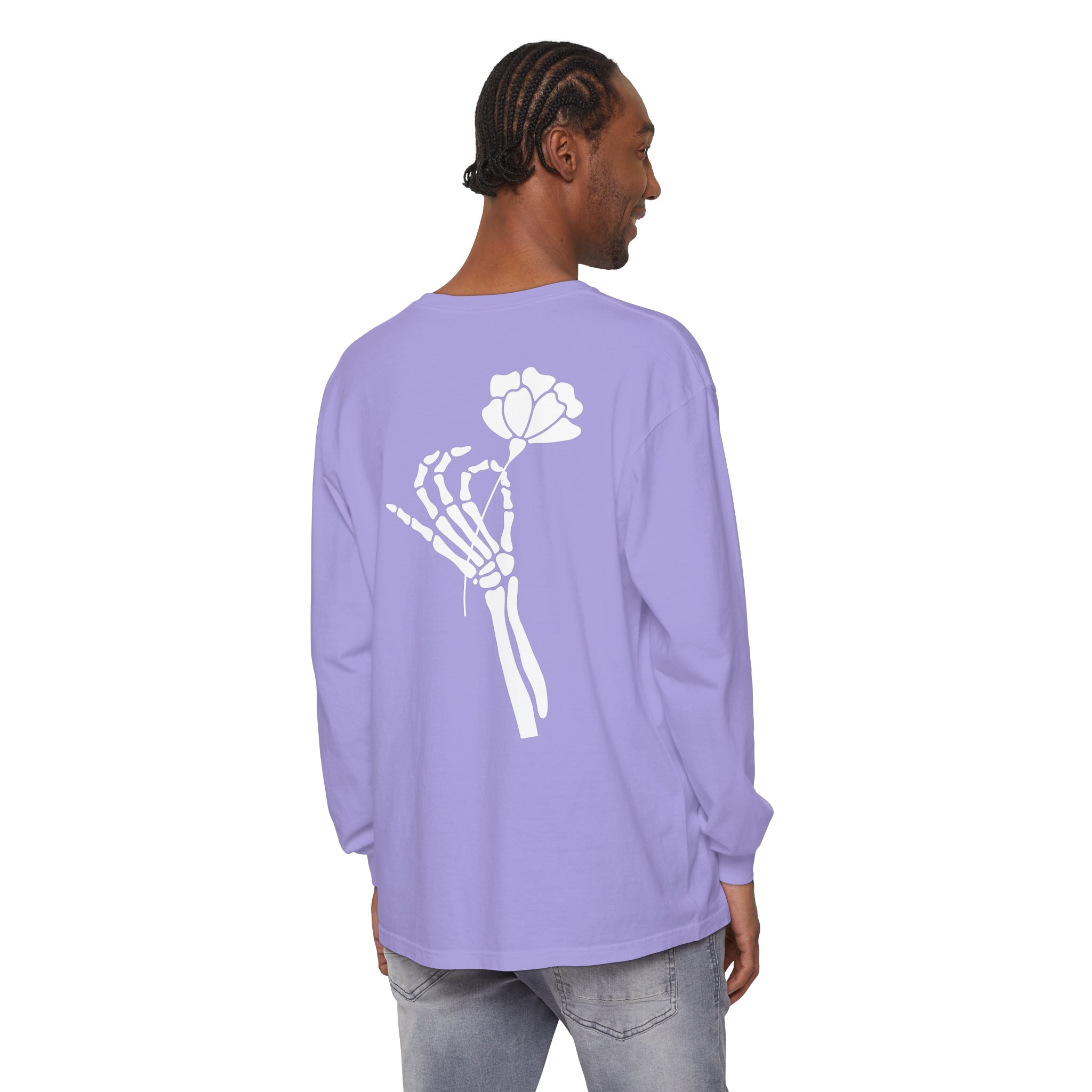 Skeleton Long Sleeve T-Shirt - Floret + Foliage Flower delivery in Fargo, North Dakota