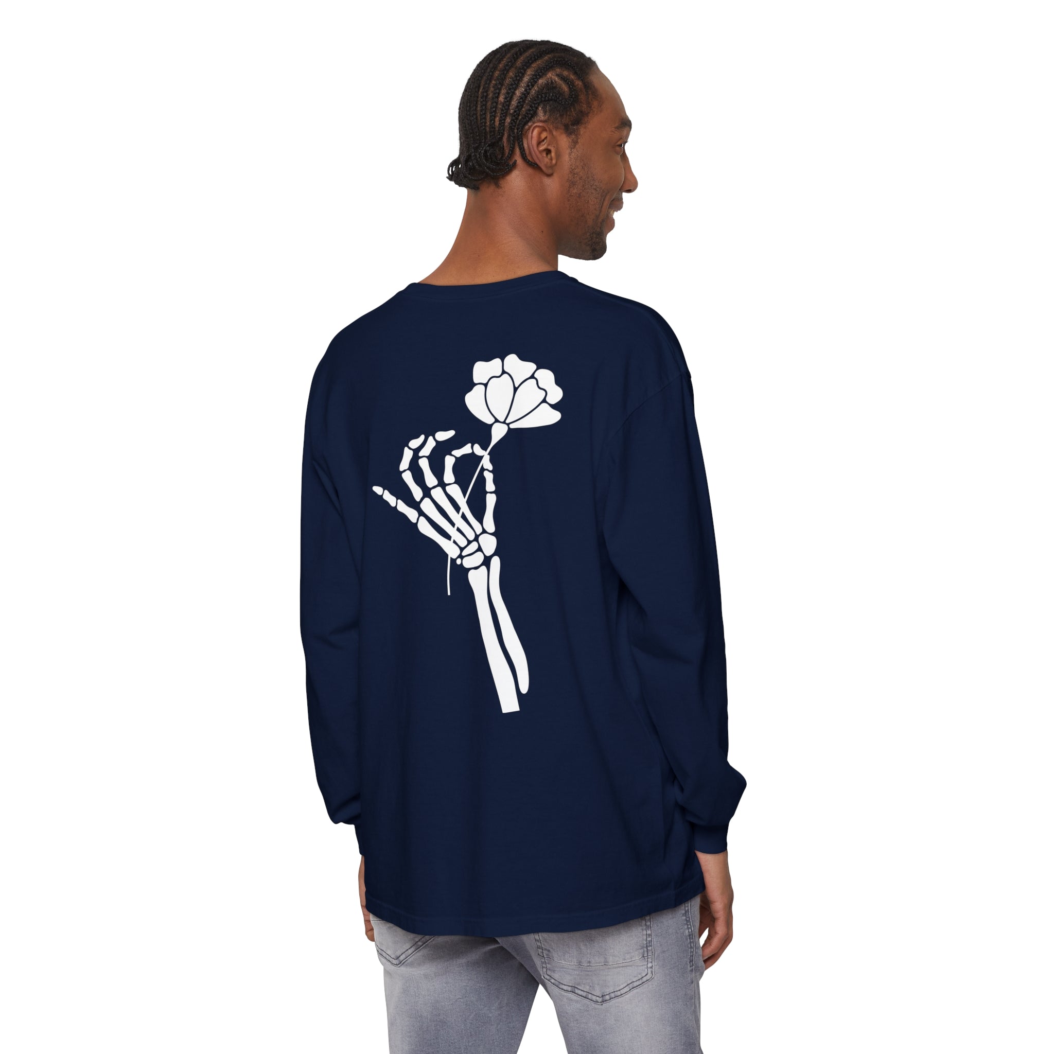 Skeleton Long Sleeve T - Shirt - Floret + Foliage Flower delivery in Fargo, North Dakota