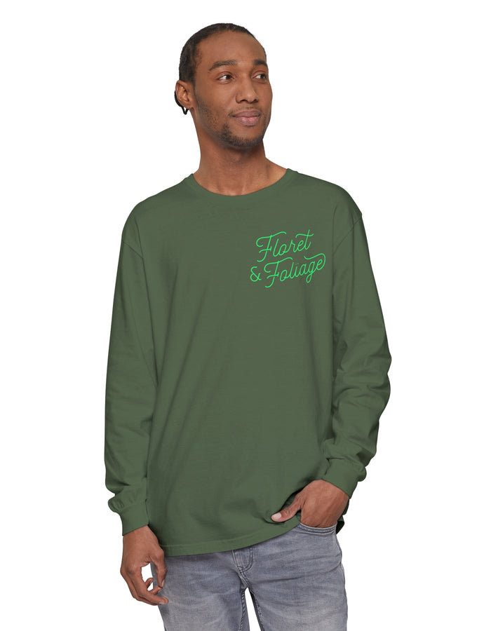 You Deserve Flowers Long Sleeve T-Shirt - Floret + Foliage Flower delivery in Fargo, North Dakota