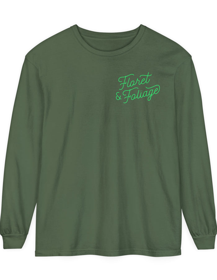 You Deserve Flowers Long Sleeve T-Shirt - Floret + Foliage Flower delivery in Fargo, North Dakota