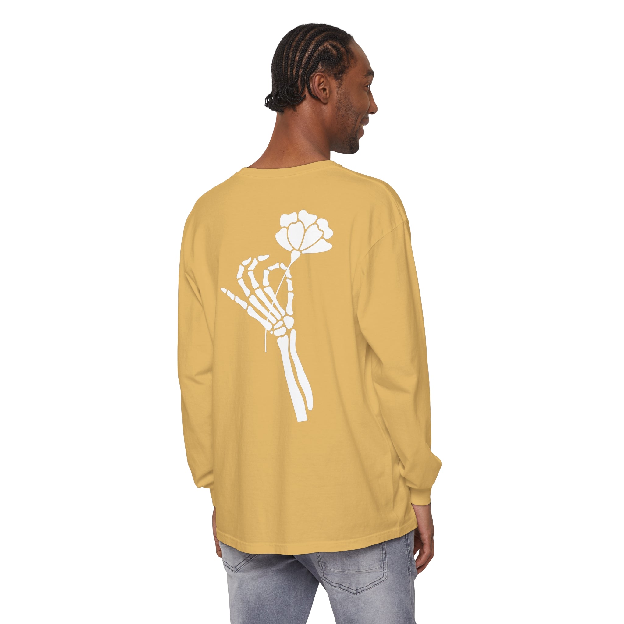 Skeleton Long Sleeve T-Shirt - Floret + Foliage Flower delivery in Fargo, North Dakota