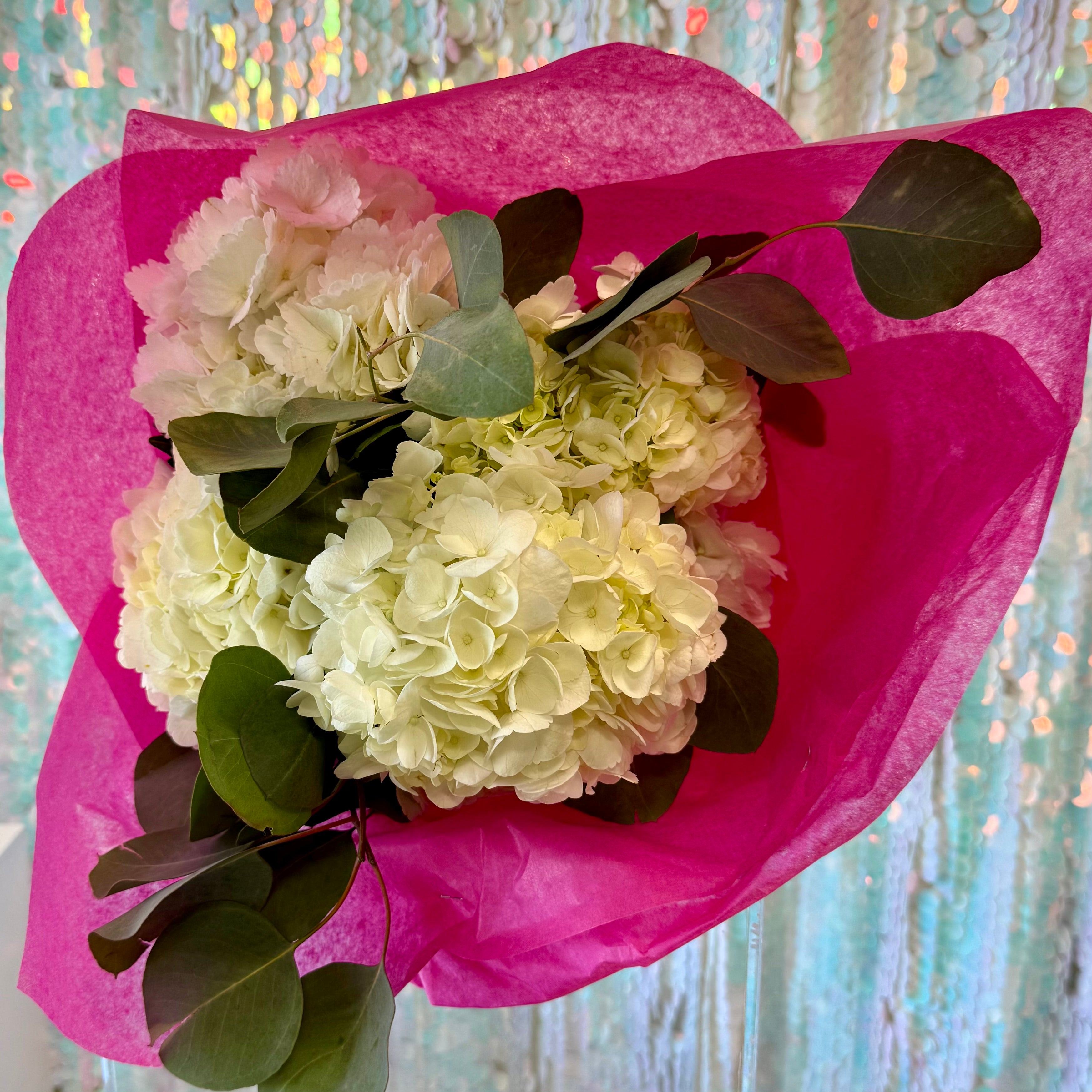 Hydrangea Wrapped Bouquet