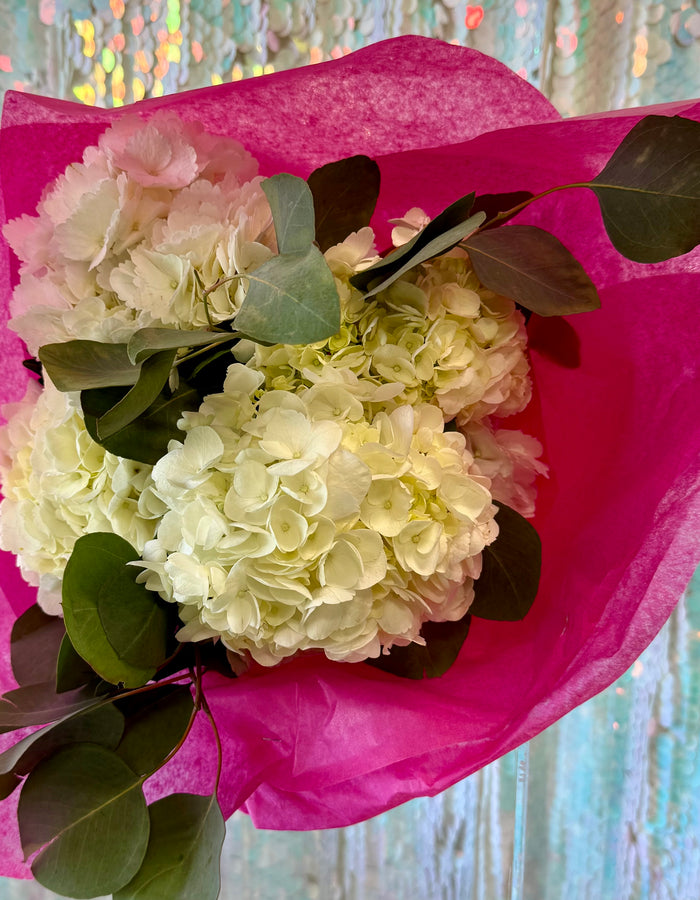 Hydrangea Wrapped Bouquet