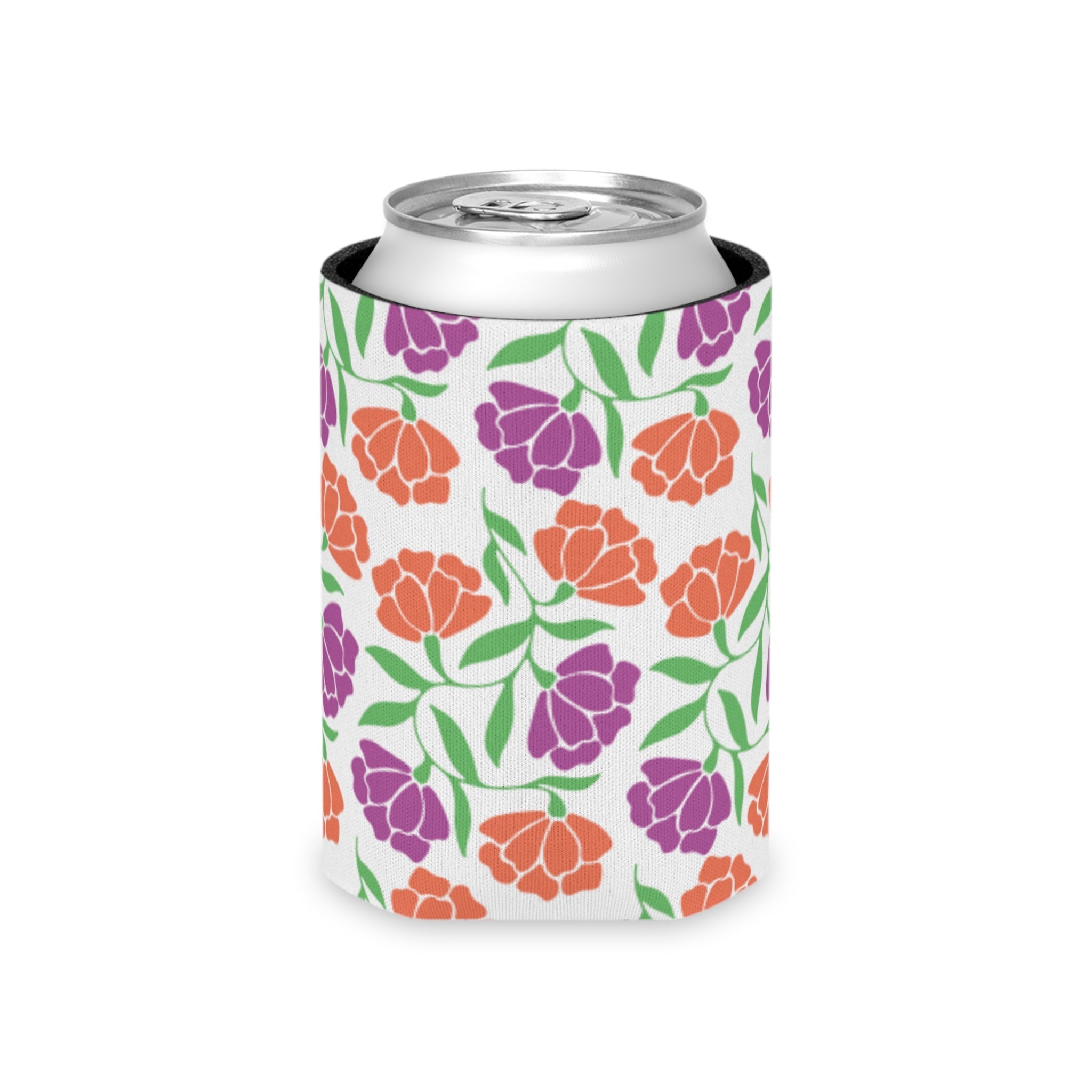 Floral Pattern Can Cooler  Floret + Foliage