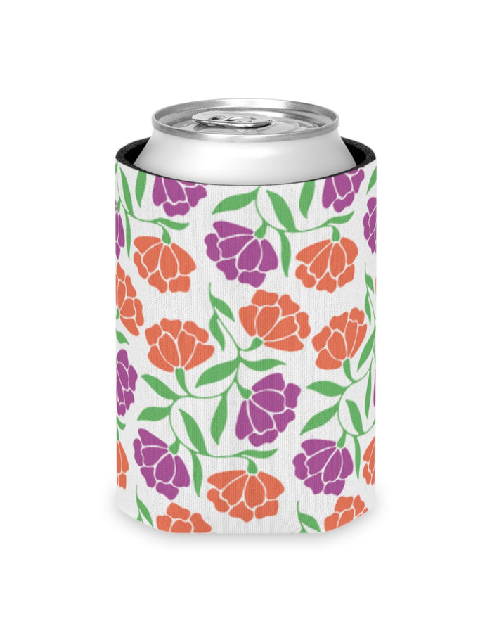 Floral Pattern Can Cooler  Floret + Foliage