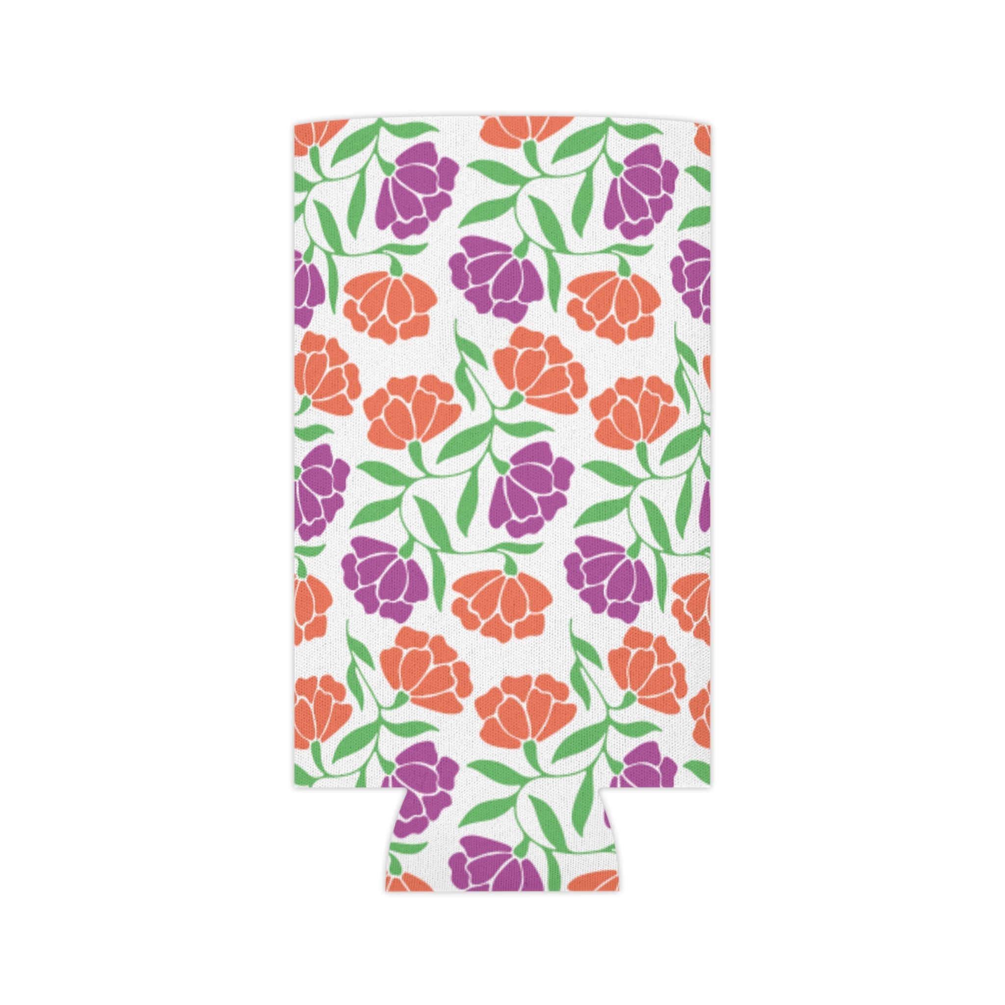 Floral Pattern Can Cooler  Floret + Foliage