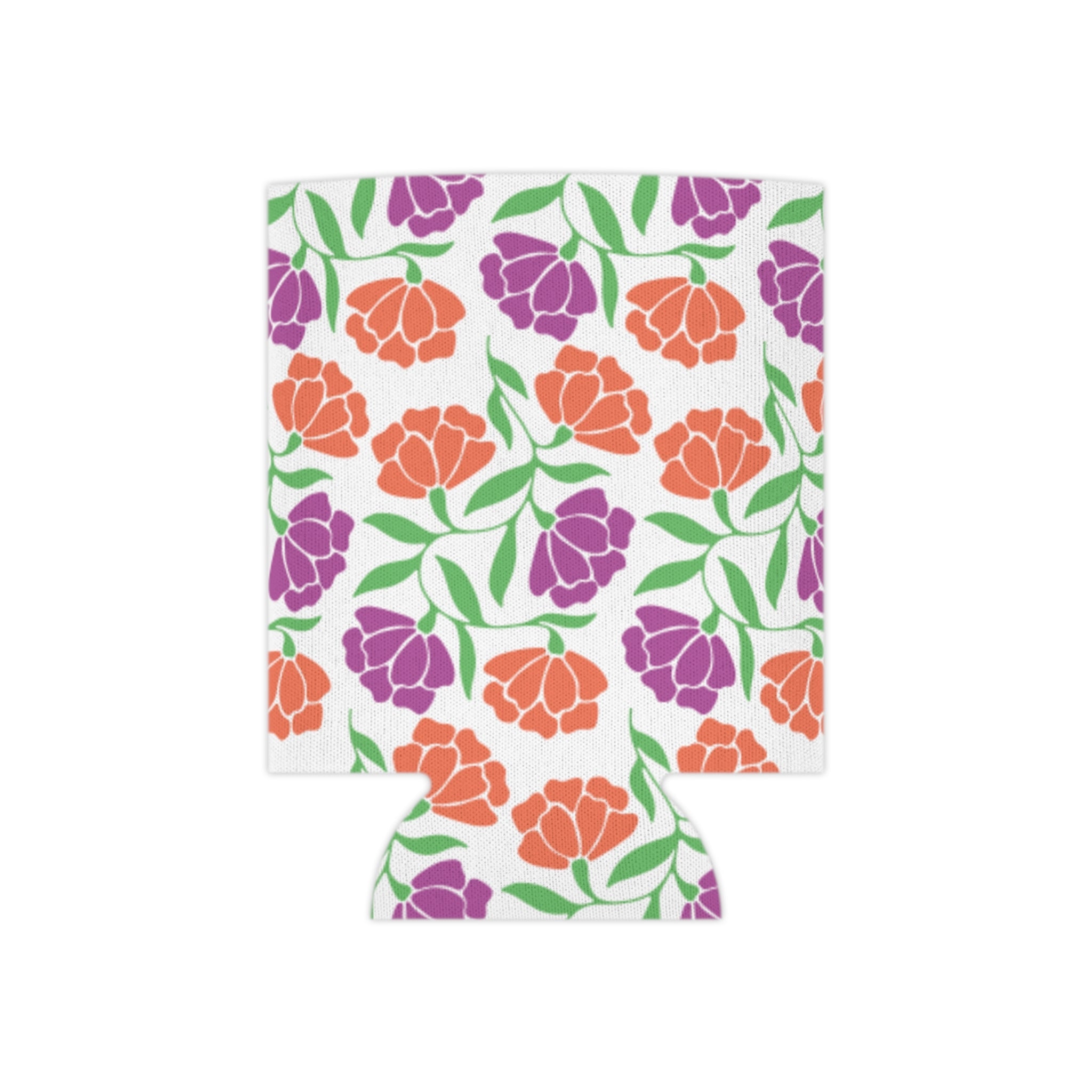 Floral Pattern Can Cooler  Floret + Foliage