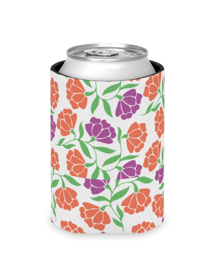 Floral Pattern Can Cooler  Floret + Foliage