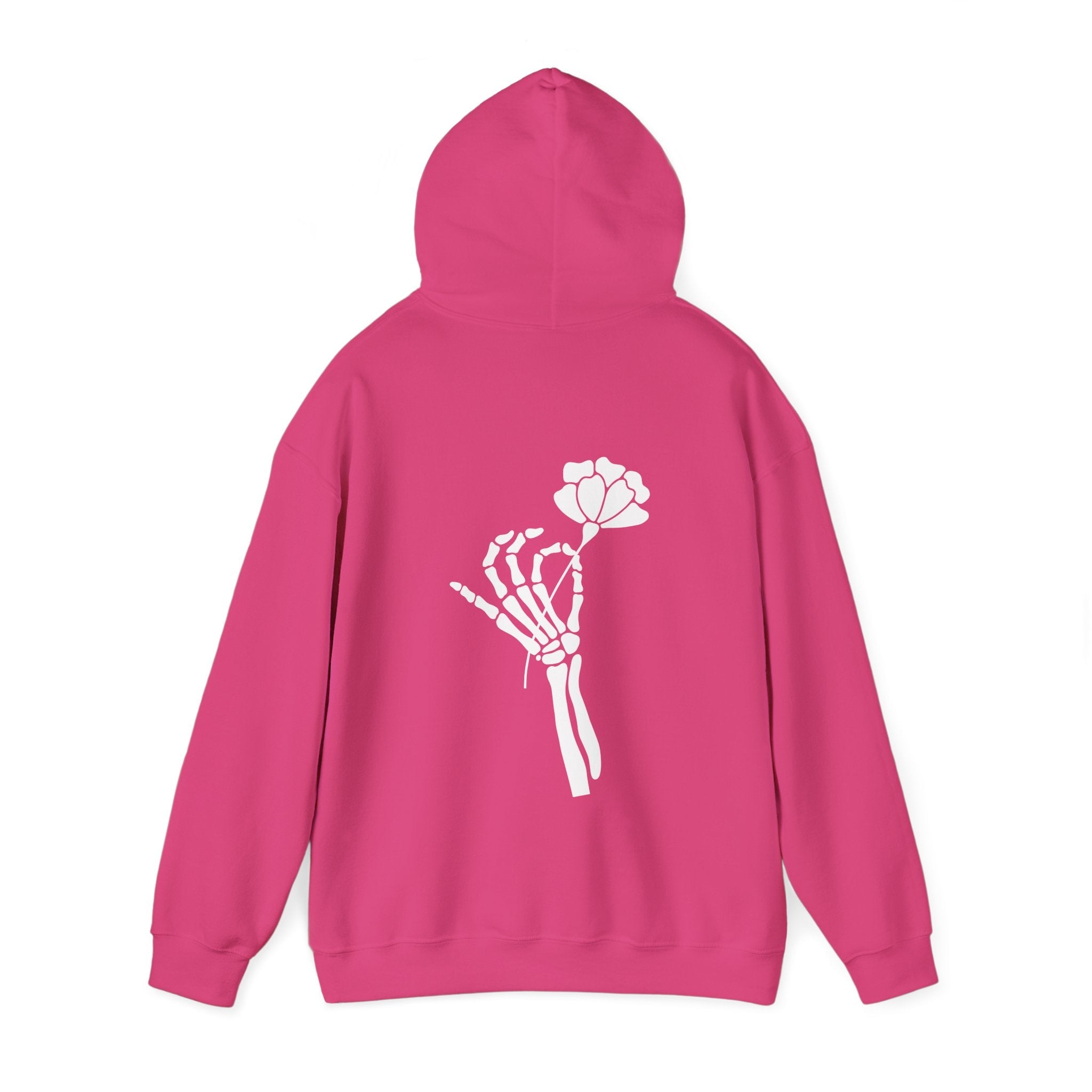 Skeleton Hand Flower Hoodie  Floret + Foliage