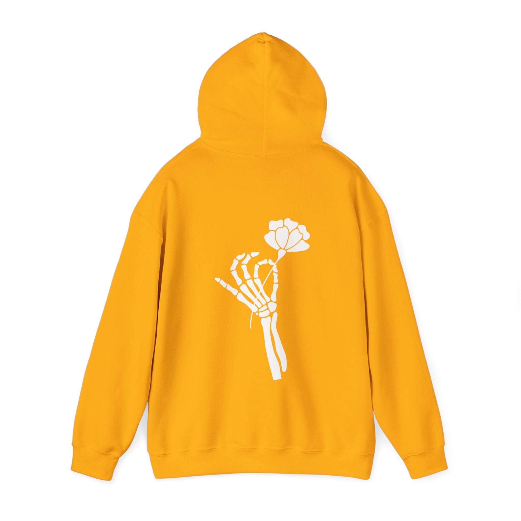 Skeleton Hand Flower Hoodie  Floret + Foliage