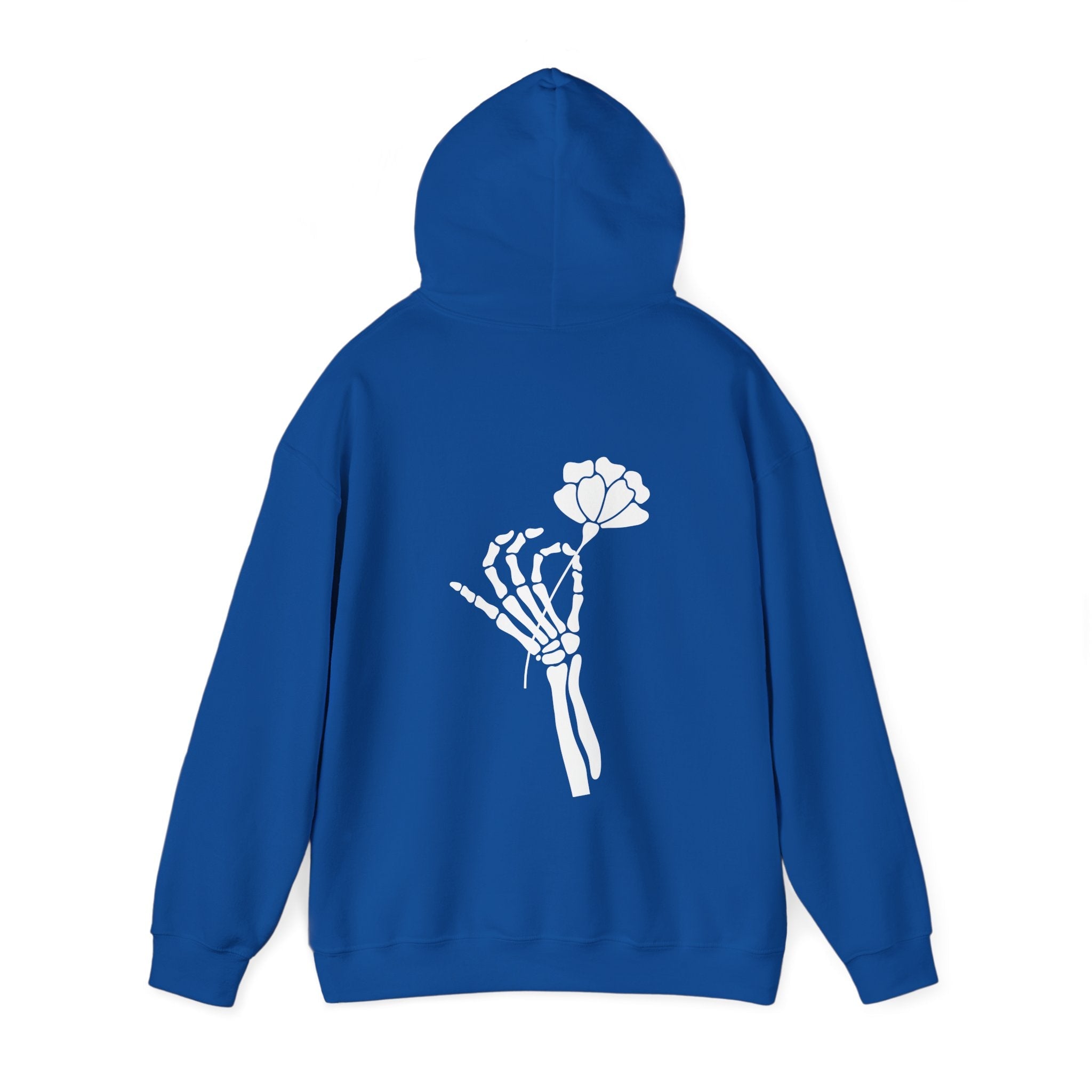 Skeleton Hand Flower Hoodie  Floret + Foliage