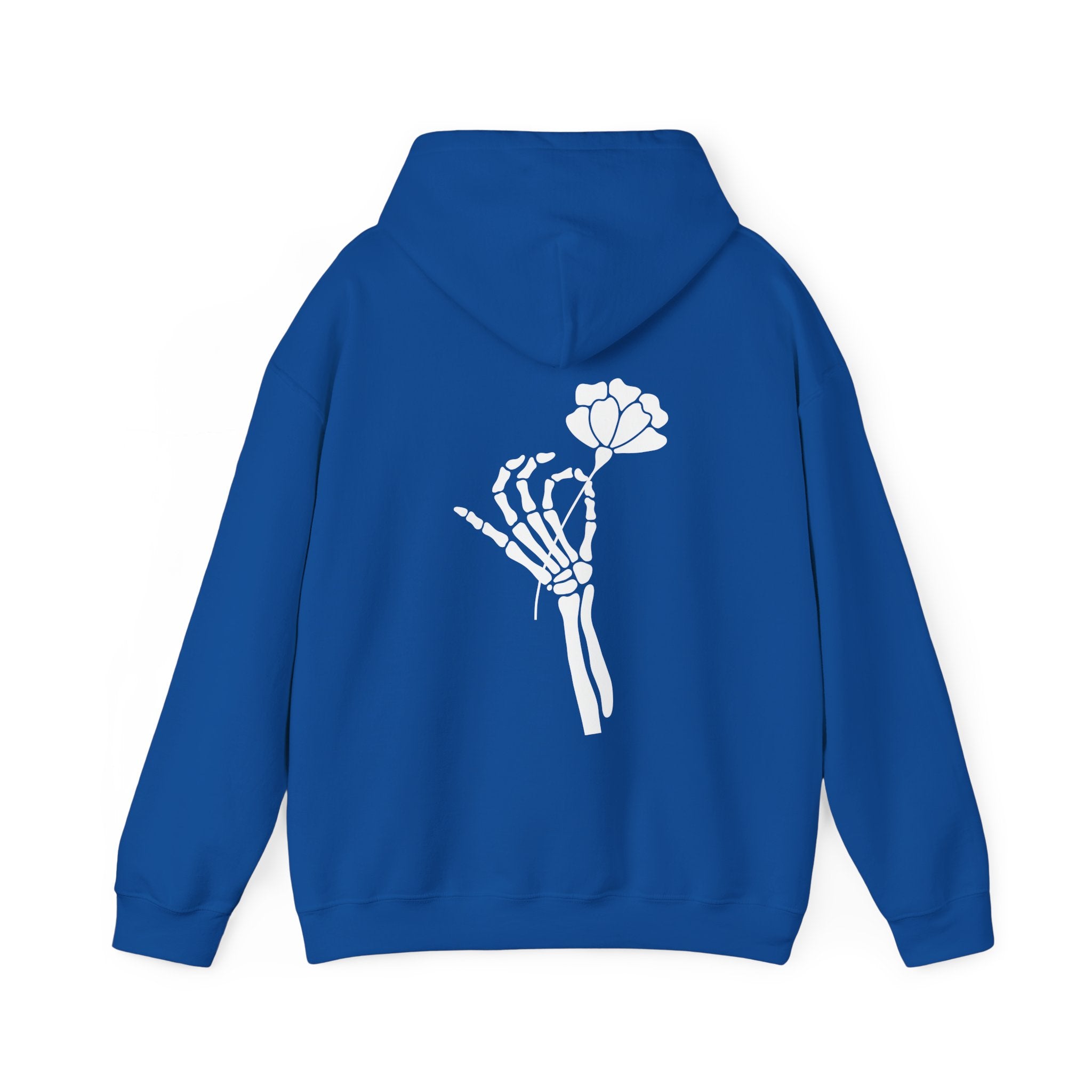 Skeleton Hand Flower Hoodie  Floret + Foliage